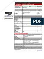 Insulation Resistance Testers