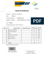 Ficha Matricula 2023-2