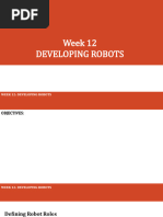 Introduction To Artificial Intelligence Week 12