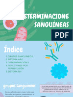 Determinaciones Sanguíneas