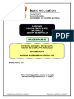 Physical Sciences p1 Nov 2018 Memo