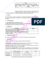 P-CAL-08 V01 Metodología para El Análisis de Peligros Asociados A La Inocuidad