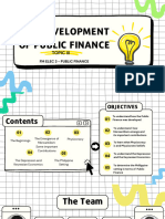 Topic Iii - The Development of Public Finance