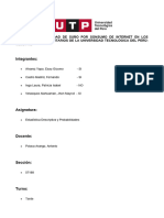 Problemas de Calidad de Suño Por Sonsumo de Internet en Los Estudiantes Universitarios de La Universidad Tecnológica Del Perú