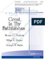 Great Is Thy Faithfulness: Thomas O. Chisholm William M. Runyan Joseph M. Martin