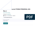 Manual e Memorial TENDA PIRAMIDAL 6X6 Rev.1 - PDF - Corrosão - Galvanização