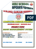 Bank Management System - Print