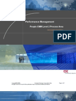 Performance Management: People CMM Level 2 Process Area