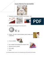 MATERIALES PROYECTO NAVIDEÑO