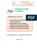 ACTIVIDADES DE LA V UNIDAD PRIMERO SECUNDARIA - Artìculo y Adjetivo 4