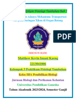 Laporan Praktikum Fisiologi Tumbuhan Bab 5: Matthew Kevin Imani Kaeng 2213041006