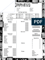 Orpheus NWoD Editable