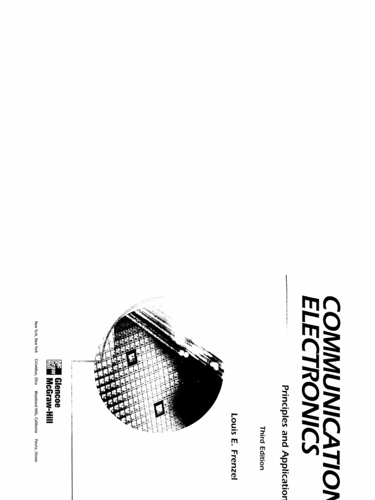 Book Communication Electronics 3rd Ed Frenzel 2001 PDF