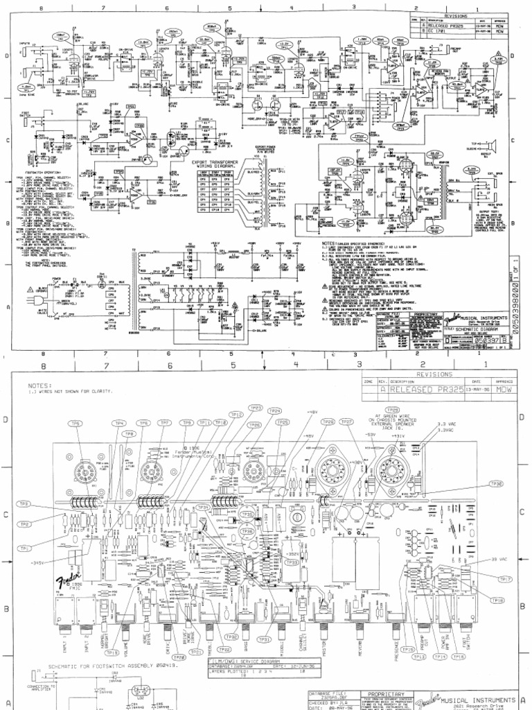 Fender Hot Rod Deluxe Schematic PDF