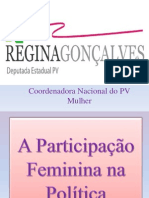 A Participação Feminina na Política