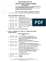 Roundown Konsolidasi BKMT 2023