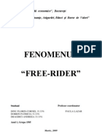 Fenomenul Free Rider