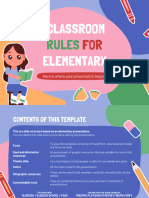 Classroom Rules For Elementary