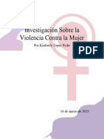 Investigación Sobre La Violencia Contra La Mujer