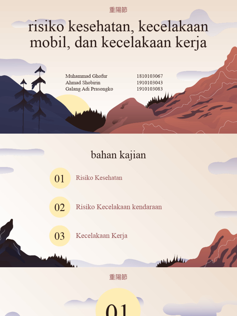 Risiko Kesehatan Kecelakaan Kendaraan Dan Kecelakaan Kerja Pdf