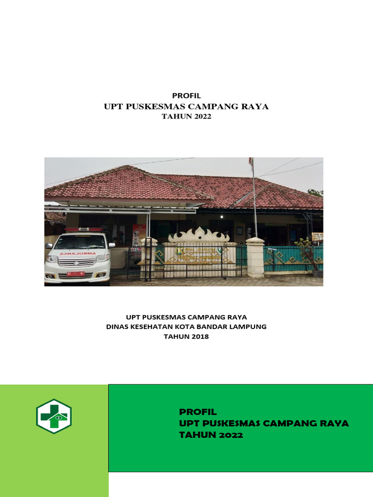 Profil UPT Puskesmas Campang Raya 2022 | PDF