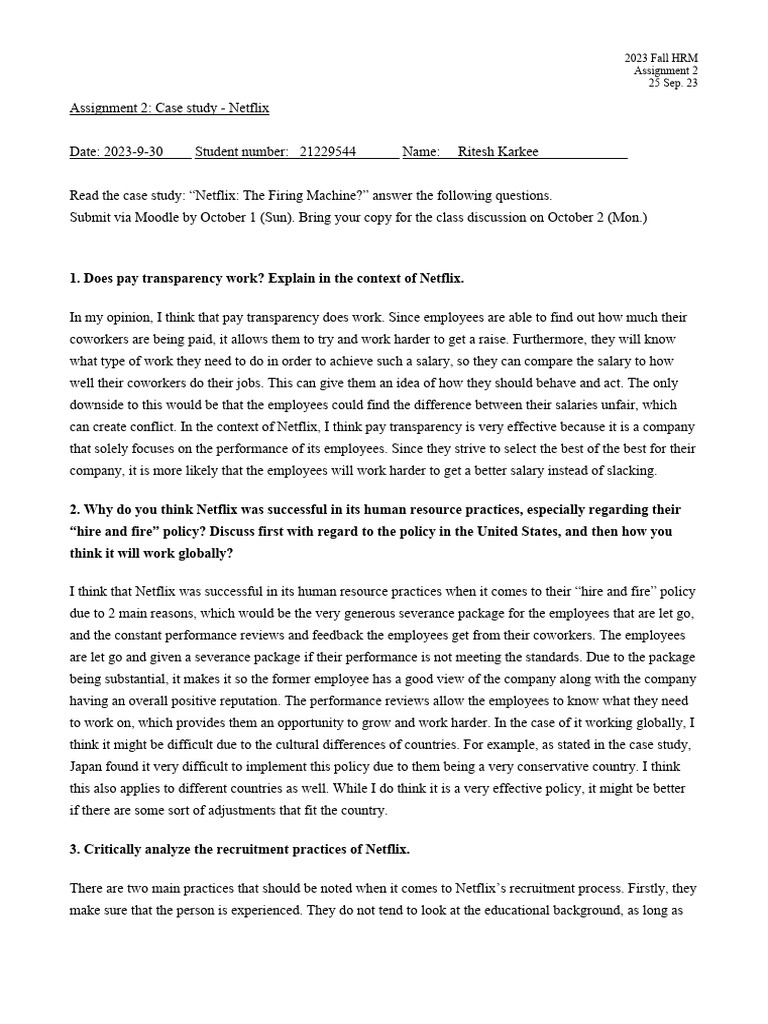 assignment-2-netflix-case-pdf-human-resource-management-employment