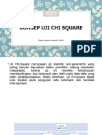 Konsep Uji Komparatif Chi Square