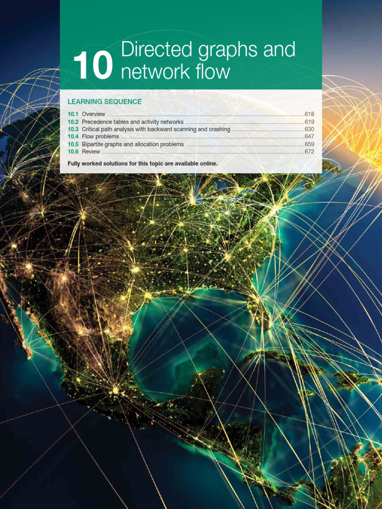 Year 12 chapter 10 directed graphs and network flow pdf
