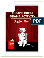 Opening Night Escape Room