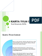 Karya Ilmiah: Tulis