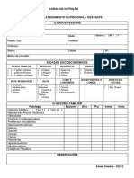 Ficha de Atendimento Gestante