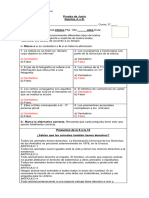 Prueba de Lenguaje 5°