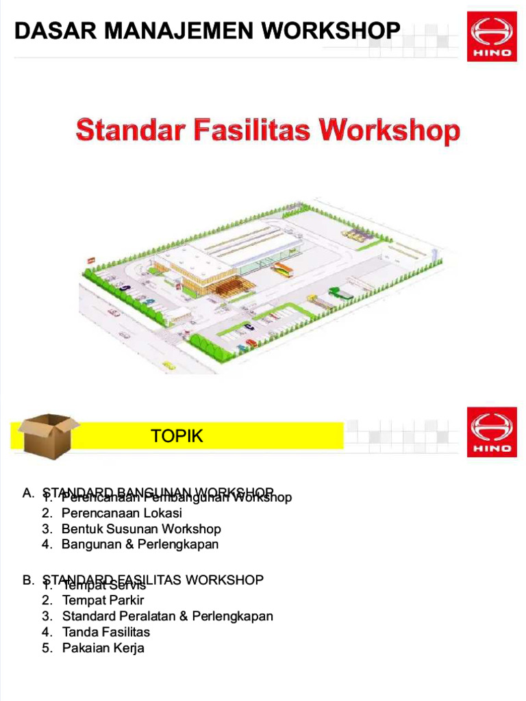 Standar Pembangunan Workshop Motor | PDF