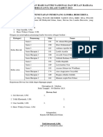 Berita Acara Pemenang Lomba Bercerita