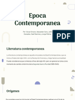 Epoca Contemporanea