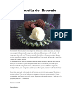 Receitas Brownies Artesanais