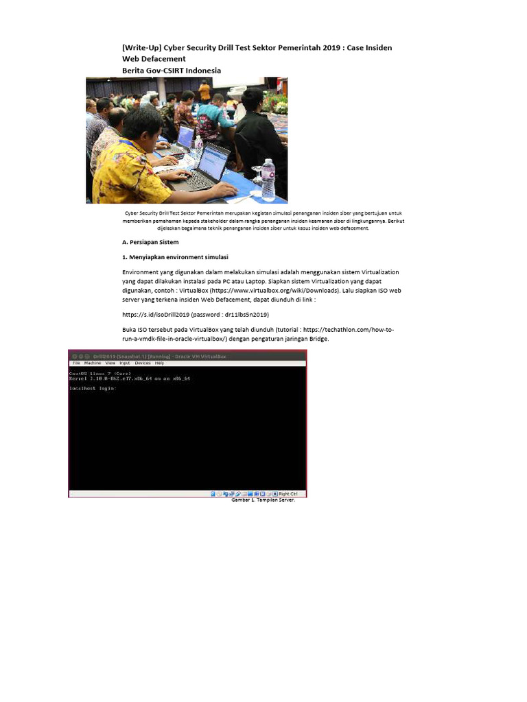 Penanganan Insiden Web Defacement | PDF