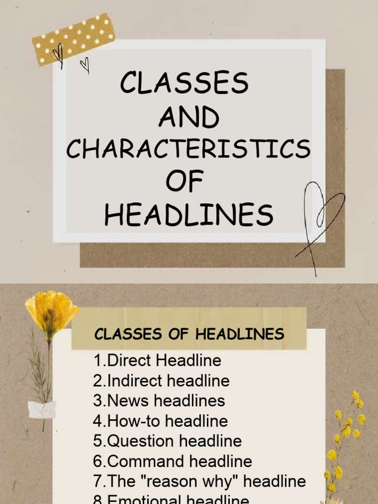 Headlines | PDF