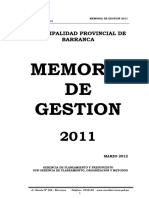 PLAN 12116 Memoria de Gestión 2011 2012