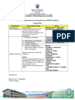 Template - School SLR Committee