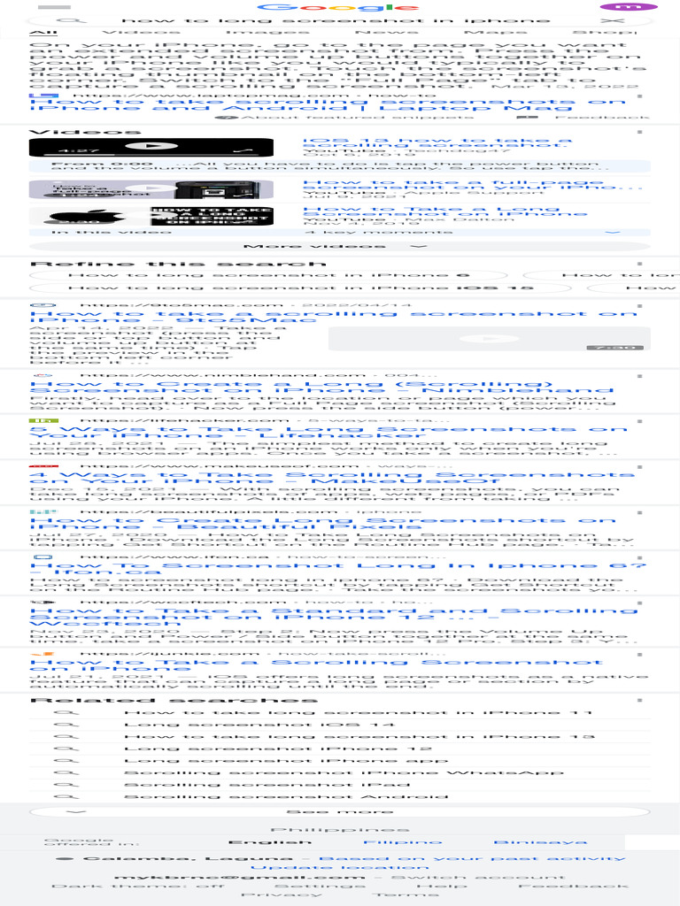iphone 14 pro max long screenshot
