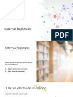 Sistemas y Principios Registrales