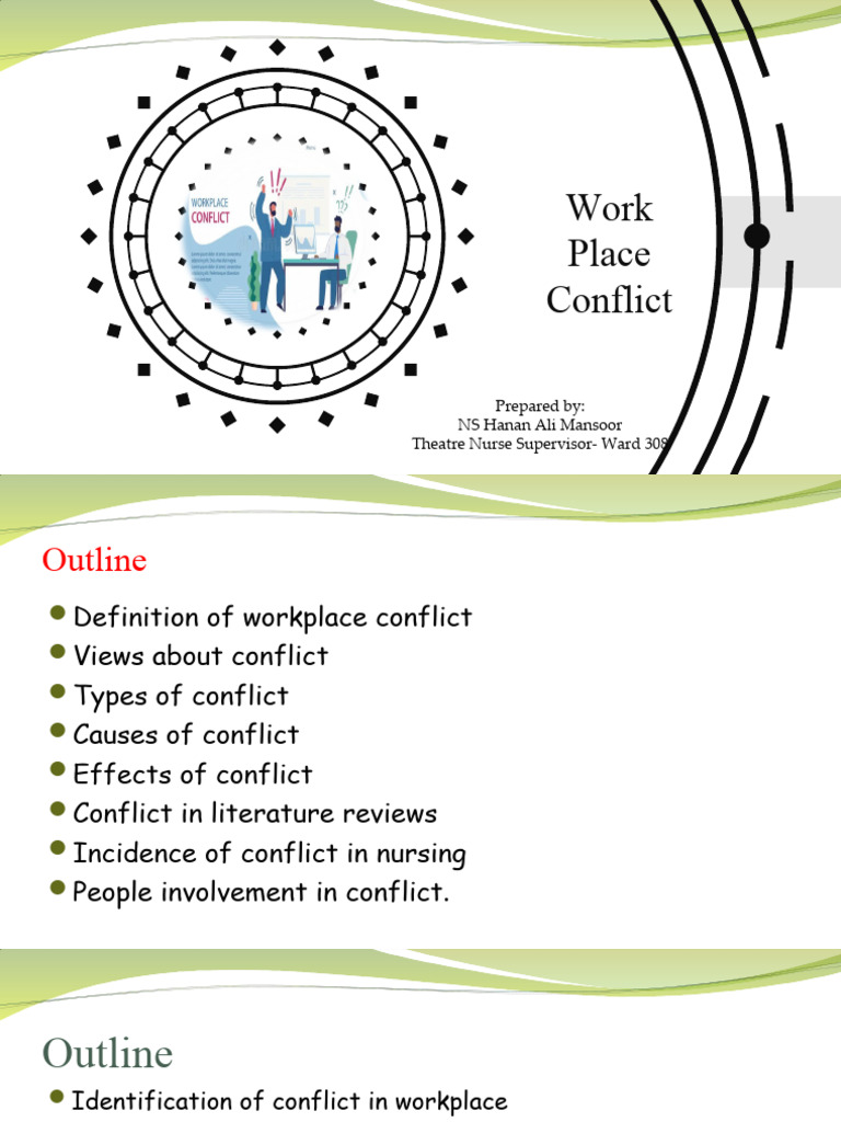 Nursing Conflict Resolution Process