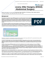 Enhanced Recovery After Surgery (ERAS) in Emergency Abdominal Surgery: Background, Preoperative Components of ERAS, Intraoperative Components of ERAS