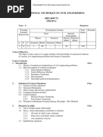 Elective-Structure Syllabus