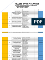 Mock Defense Sched