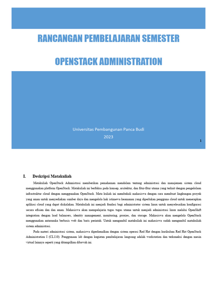 V OpenStack Administration | PDF