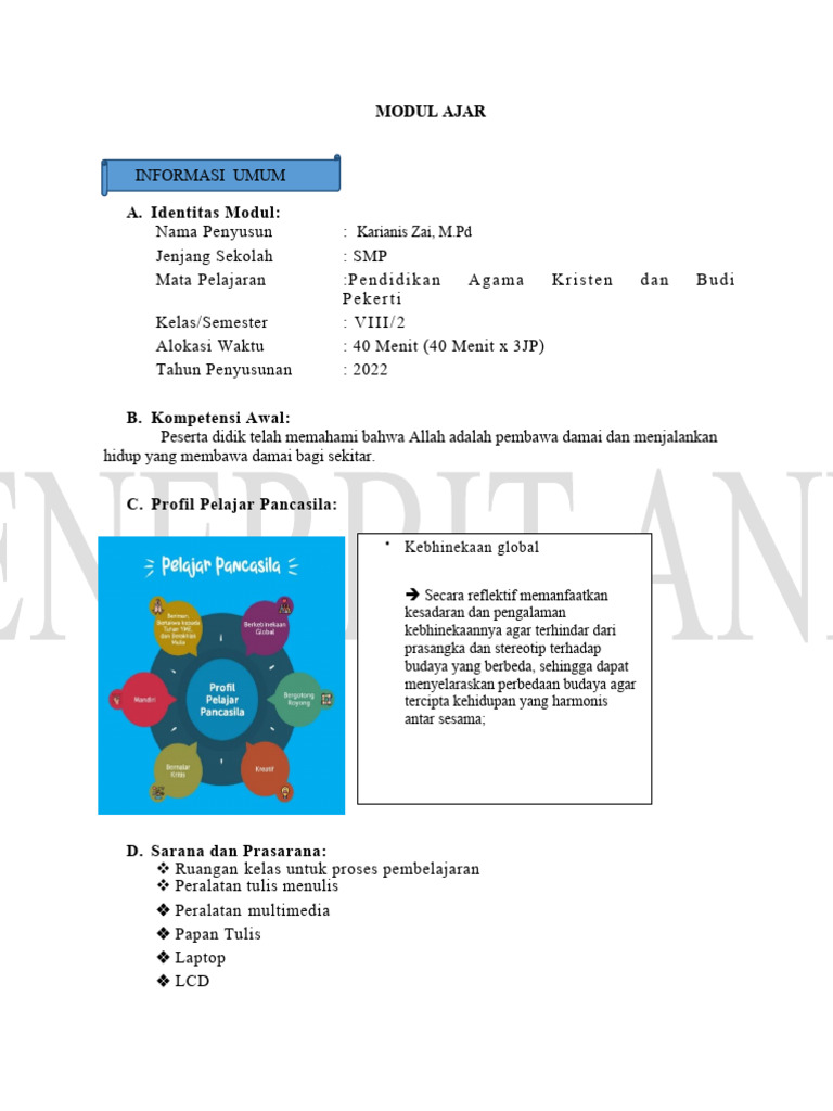 Modul 11 Pembelajaran Smp 11 Pdf
