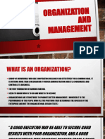 Organization and Management