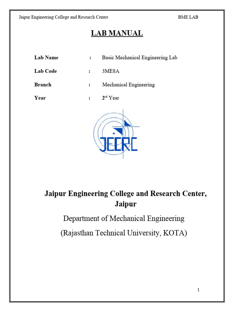 BME LAB Manual PDF